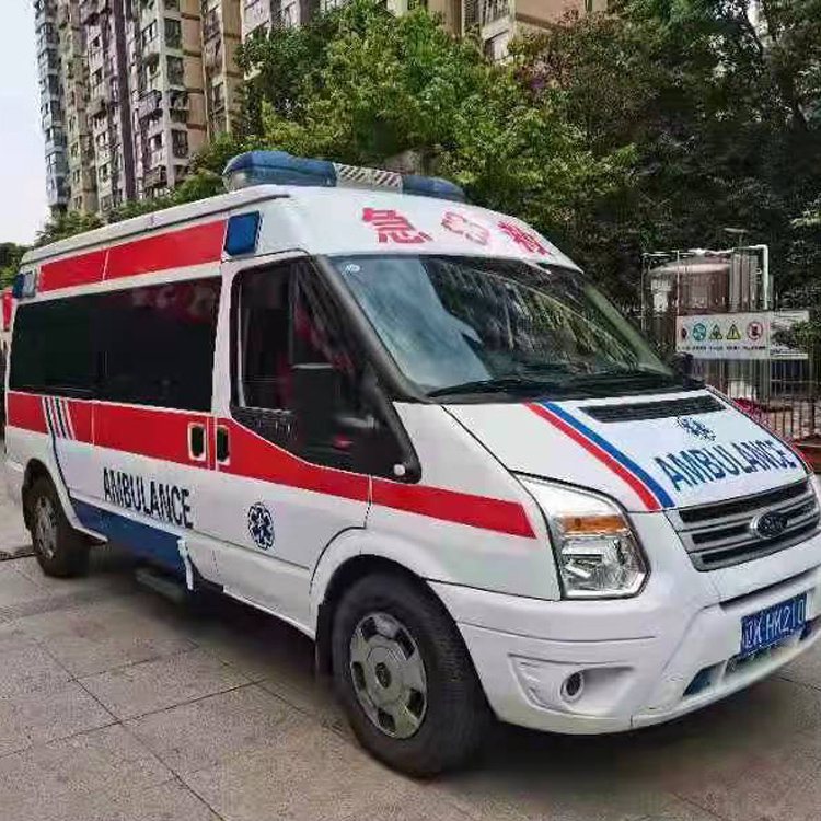 晋中长途救护车护送病人返乡